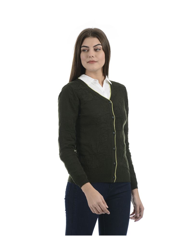 Porto Bello Women Casual Winter Wear Cardigan